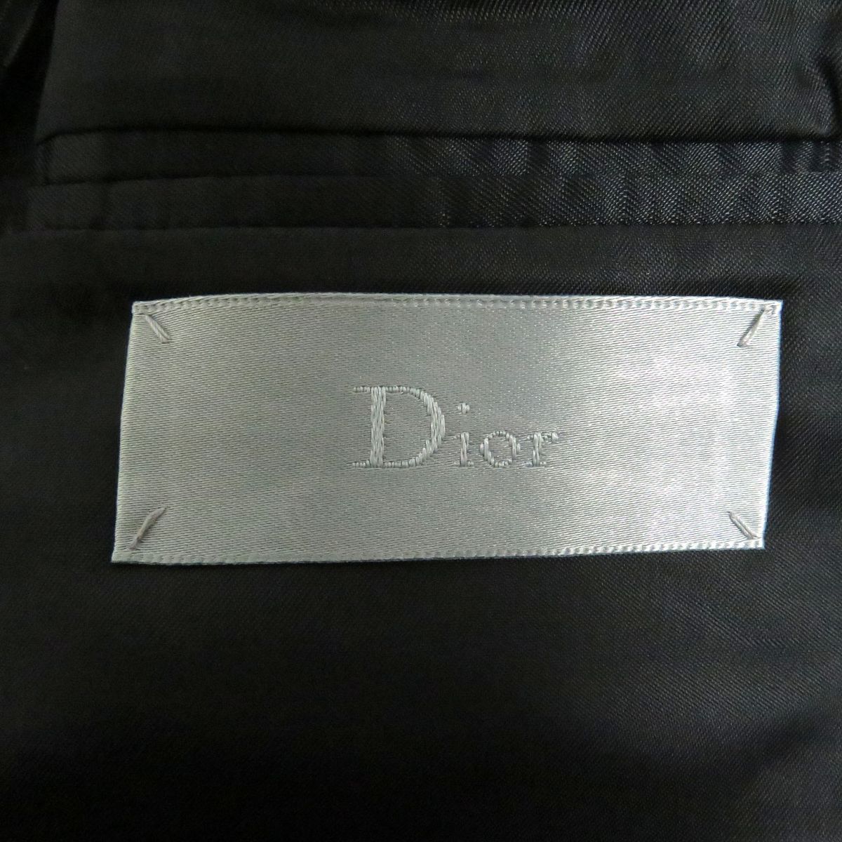 Dior Homme Double Breasted Wool Jacket Black 48