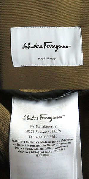 Salvatore Ferragamo Lamb Leather Hooded Long Coat Brown