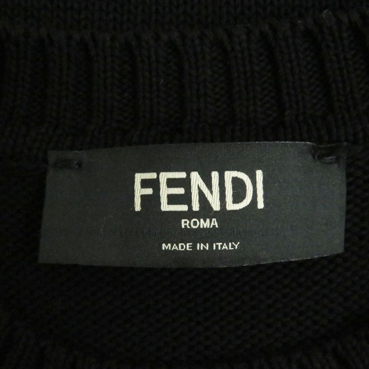 Fendi Monster Bugs Eye Trump Sweater Black