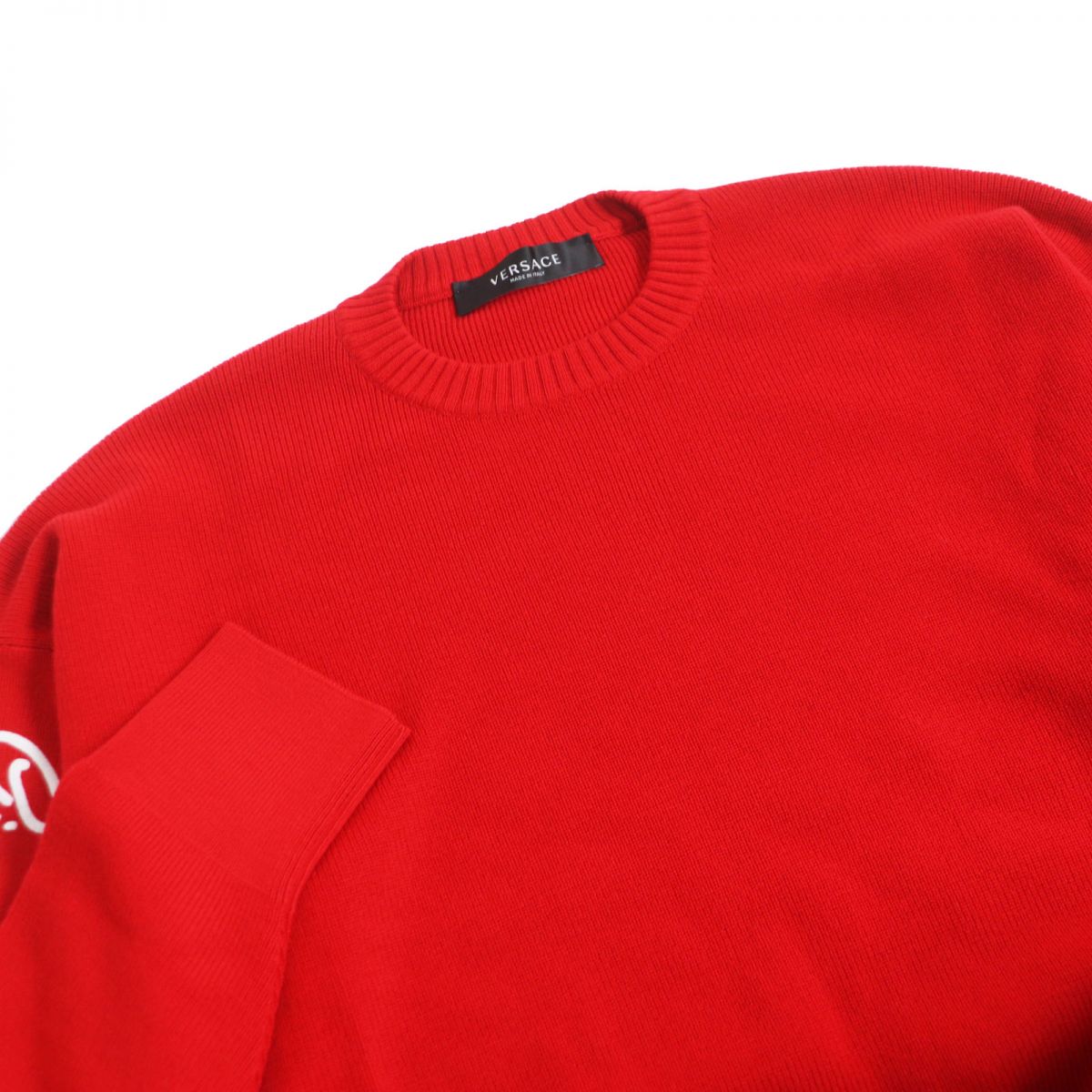 Versace Wool Sweater A85042 Red 40 Italy