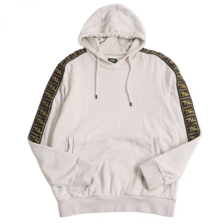 Fendi FY0870 FF Logo Cashmere Silk Hoodie