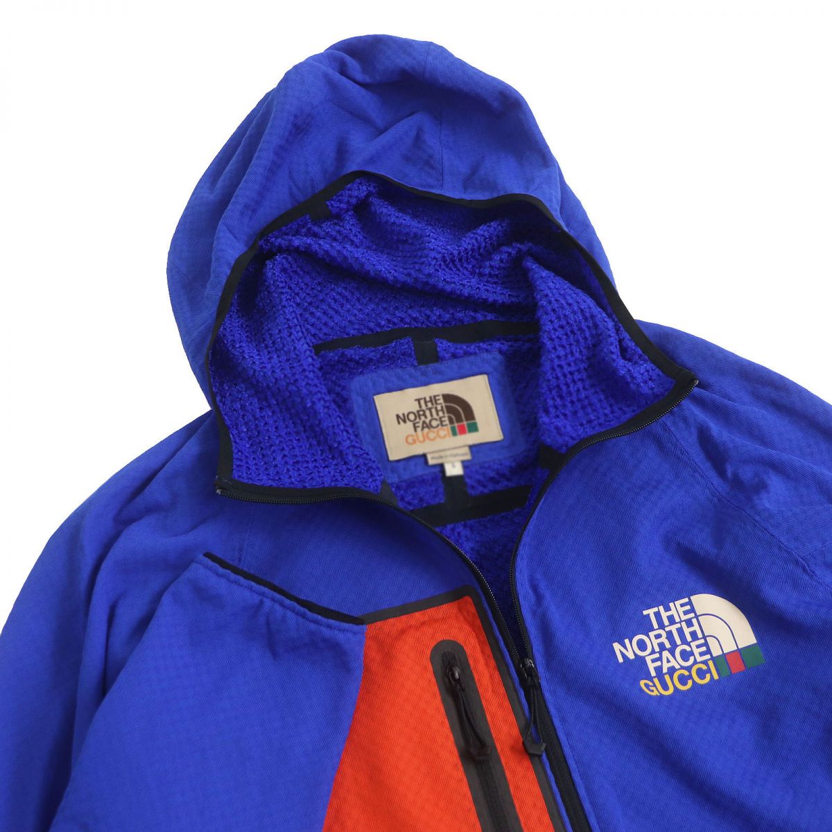 Gucci x The North Face Fleece Half-Zip Jacket Blue S