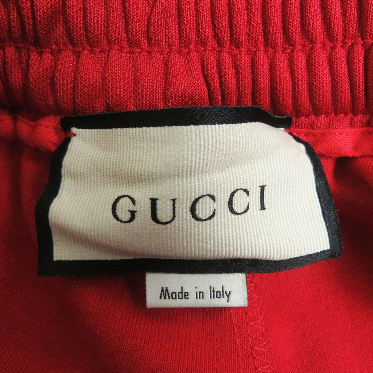 Gucci Logo Patch Track Pants Red M