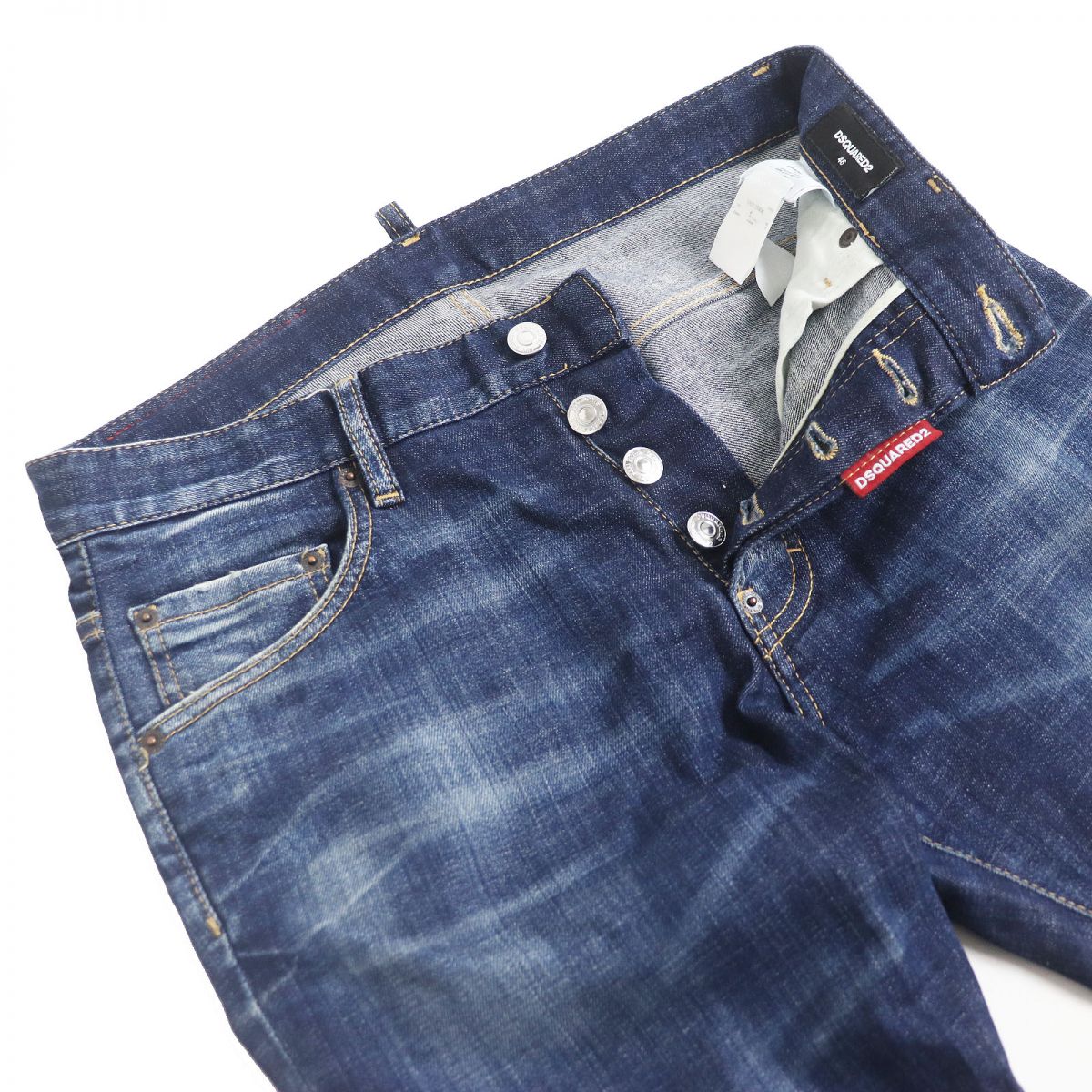 Dsquared2 Skater Jean Distressed Denim Pants