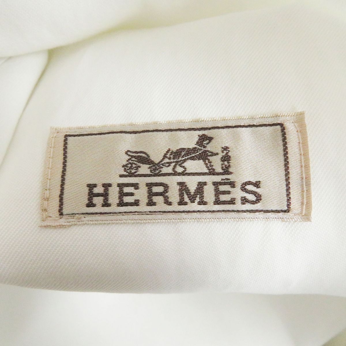 Hermes ICONES AU CARRE Horse Embroidery Shirt