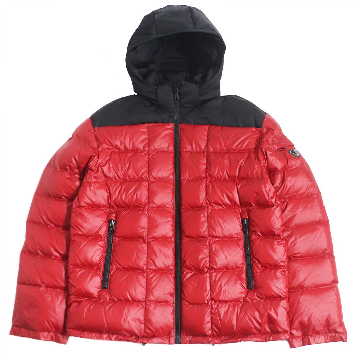 Prada S Triangle Logo Hooded Down Jacket SGB791