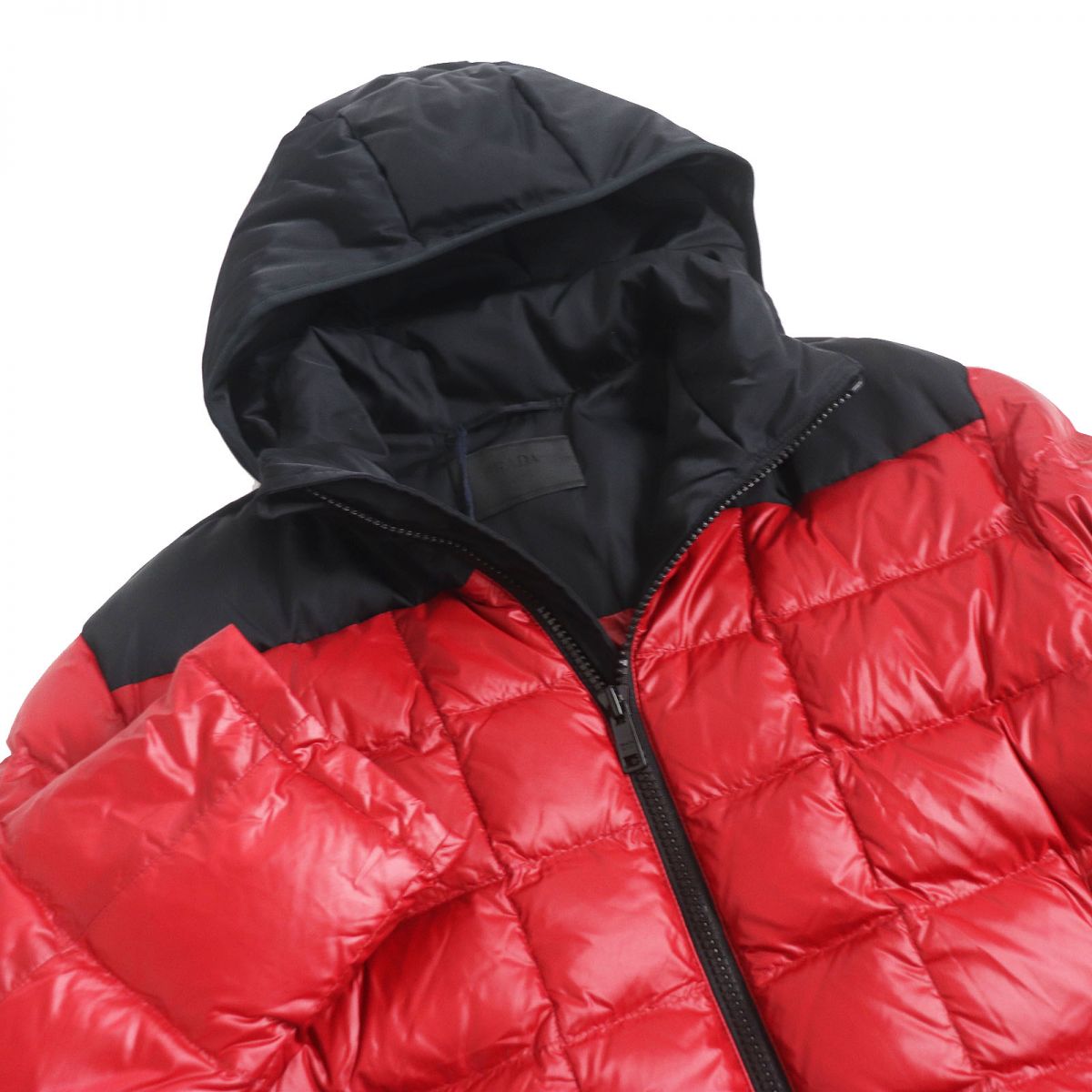 Prada S Triangle Logo Hooded Down Jacket SGB791