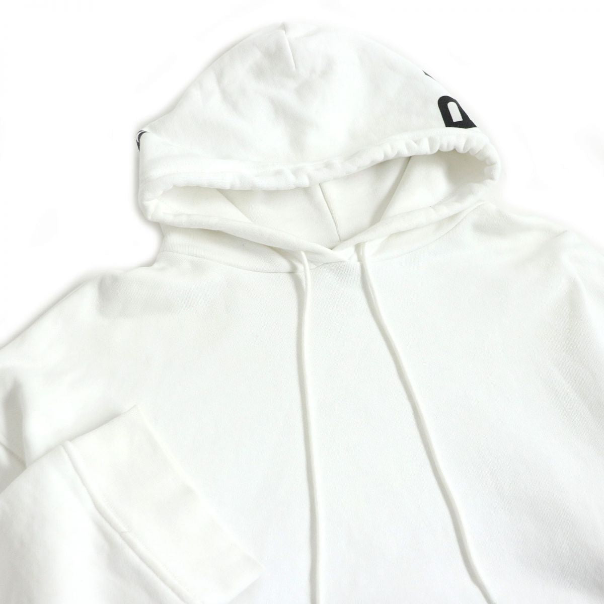 Balenciaga Hood Logo Cotton Sweatshirt L