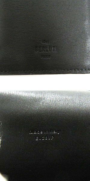 Berluti Santal Patchwork Calligraphy Leather Wallet