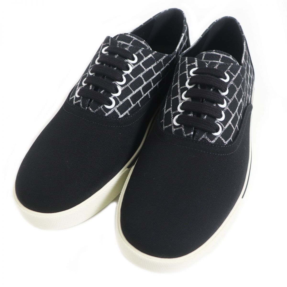 Celine ELLIOT Canvas Sneakers Black 42