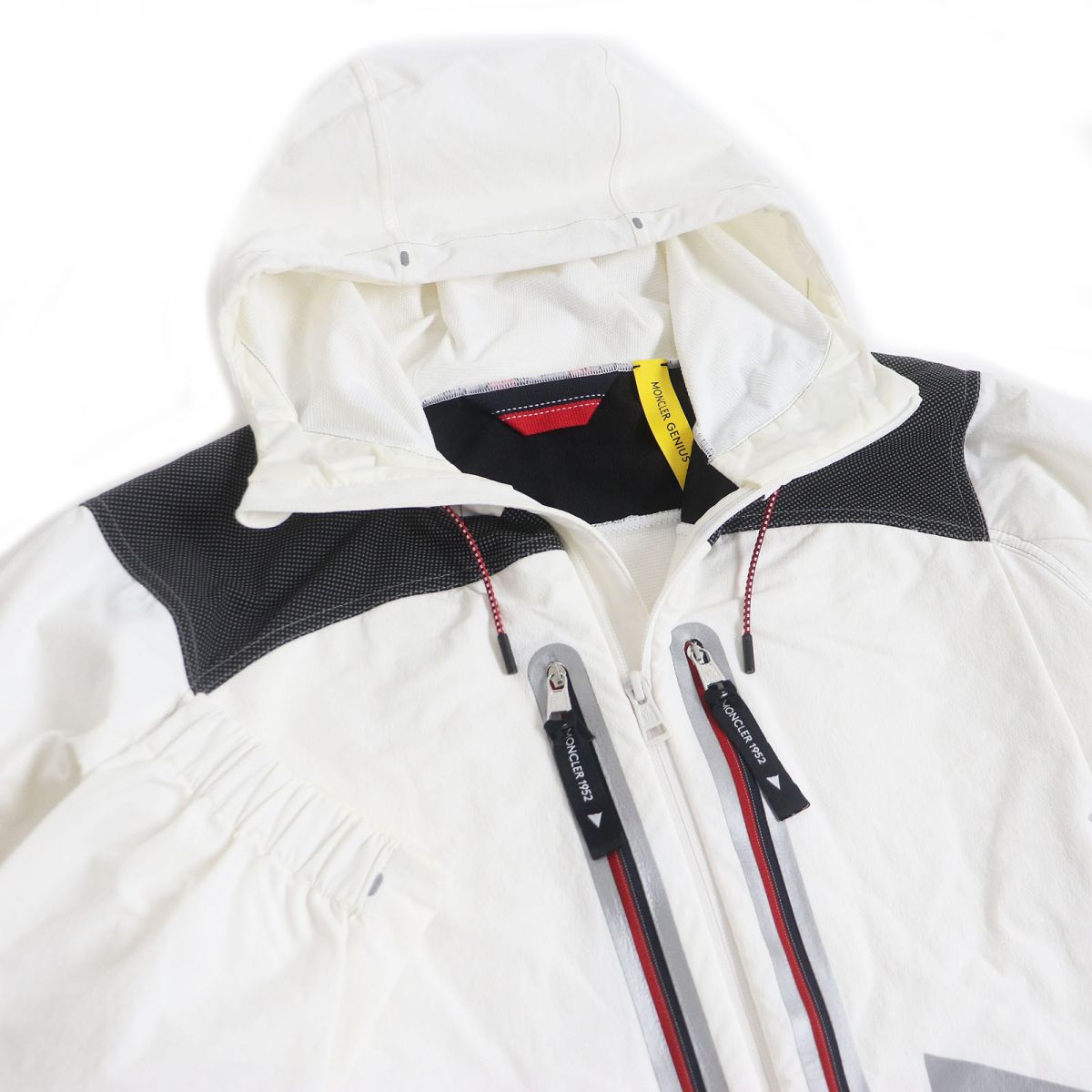 Moncler ITABASHI Hooded Blouson Jacket White