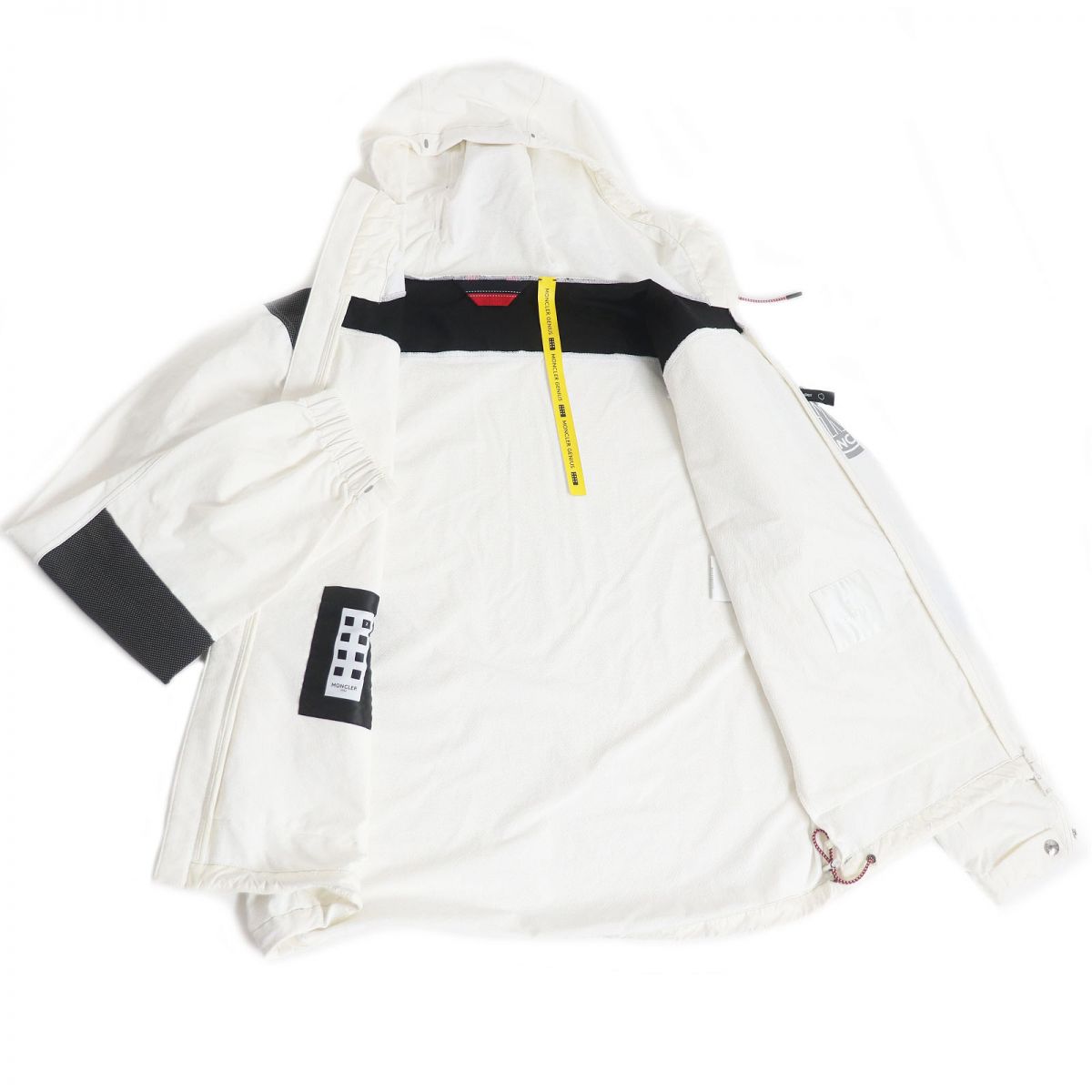 Moncler ITABASHI Hooded Blouson Jacket White