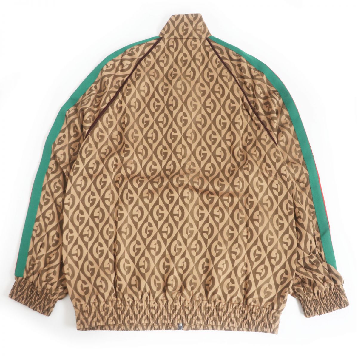 Gucci Rhombus Pattern Track Jacket Brown S