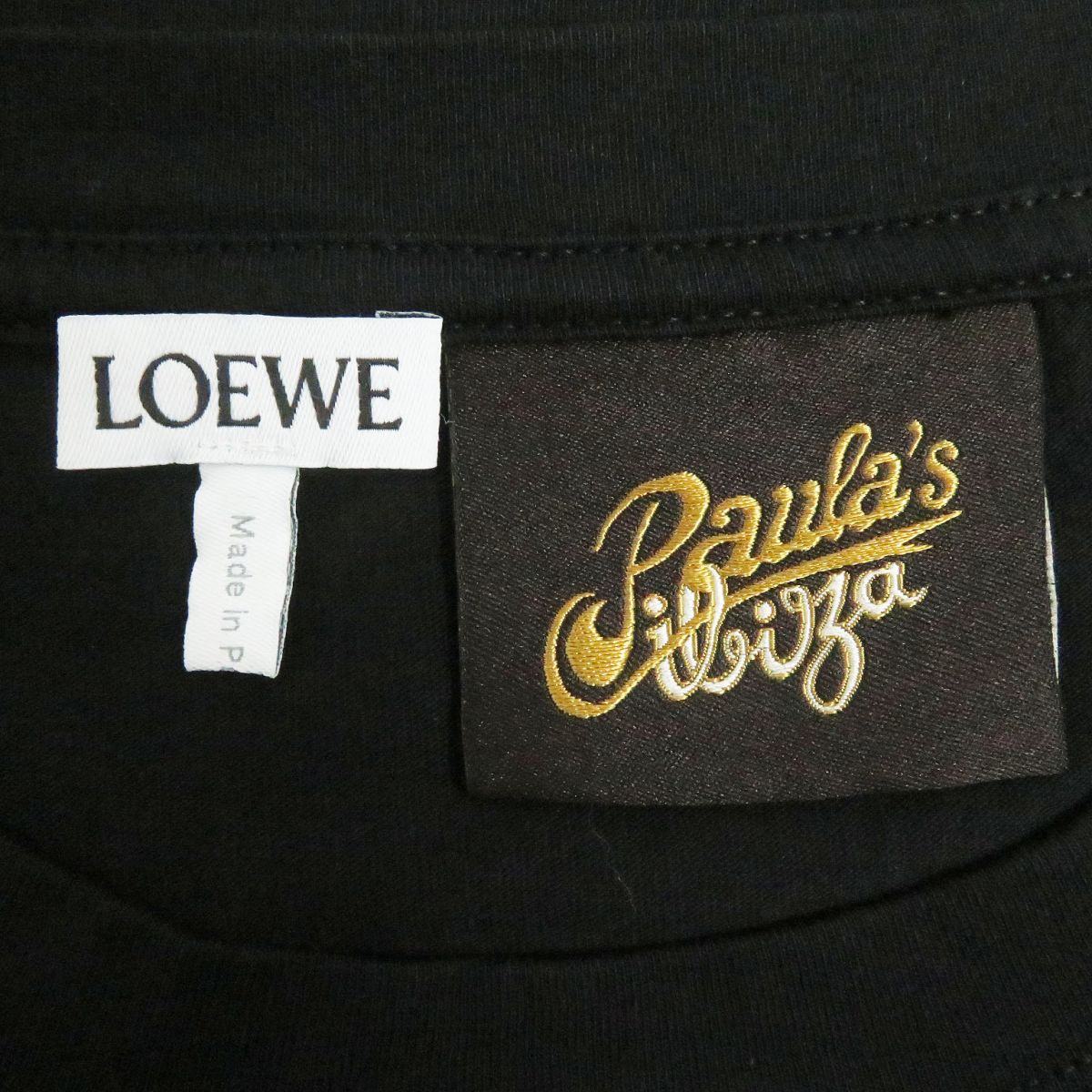 LOEWE x Paula's Ibiza Cotton Logo T-Shirt Black S