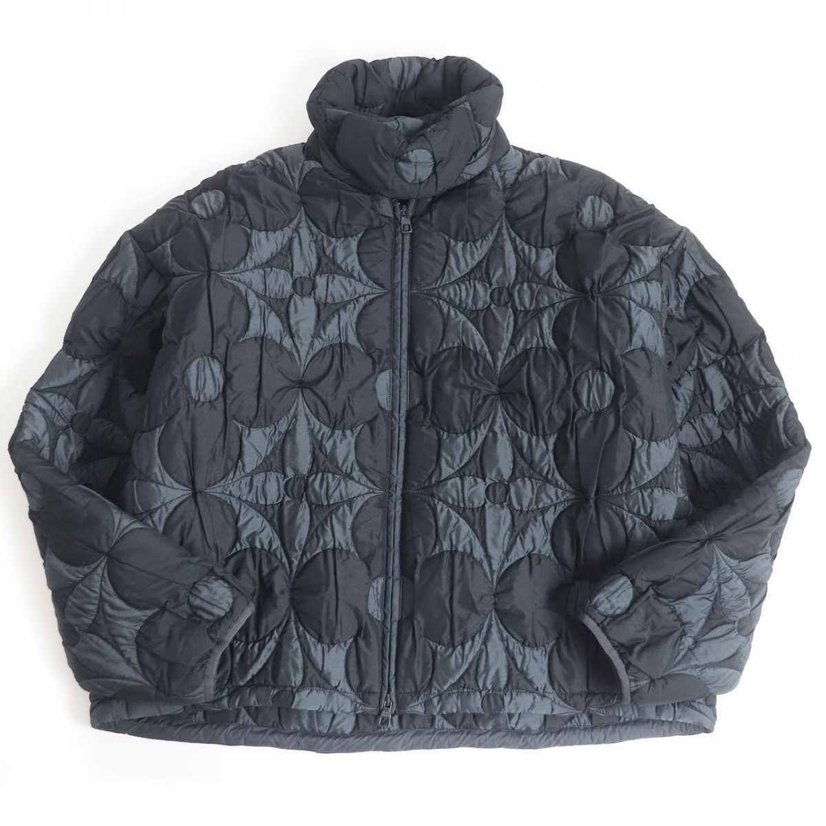 Louis Vuitton Monogram Quilted Blouson Gray 52