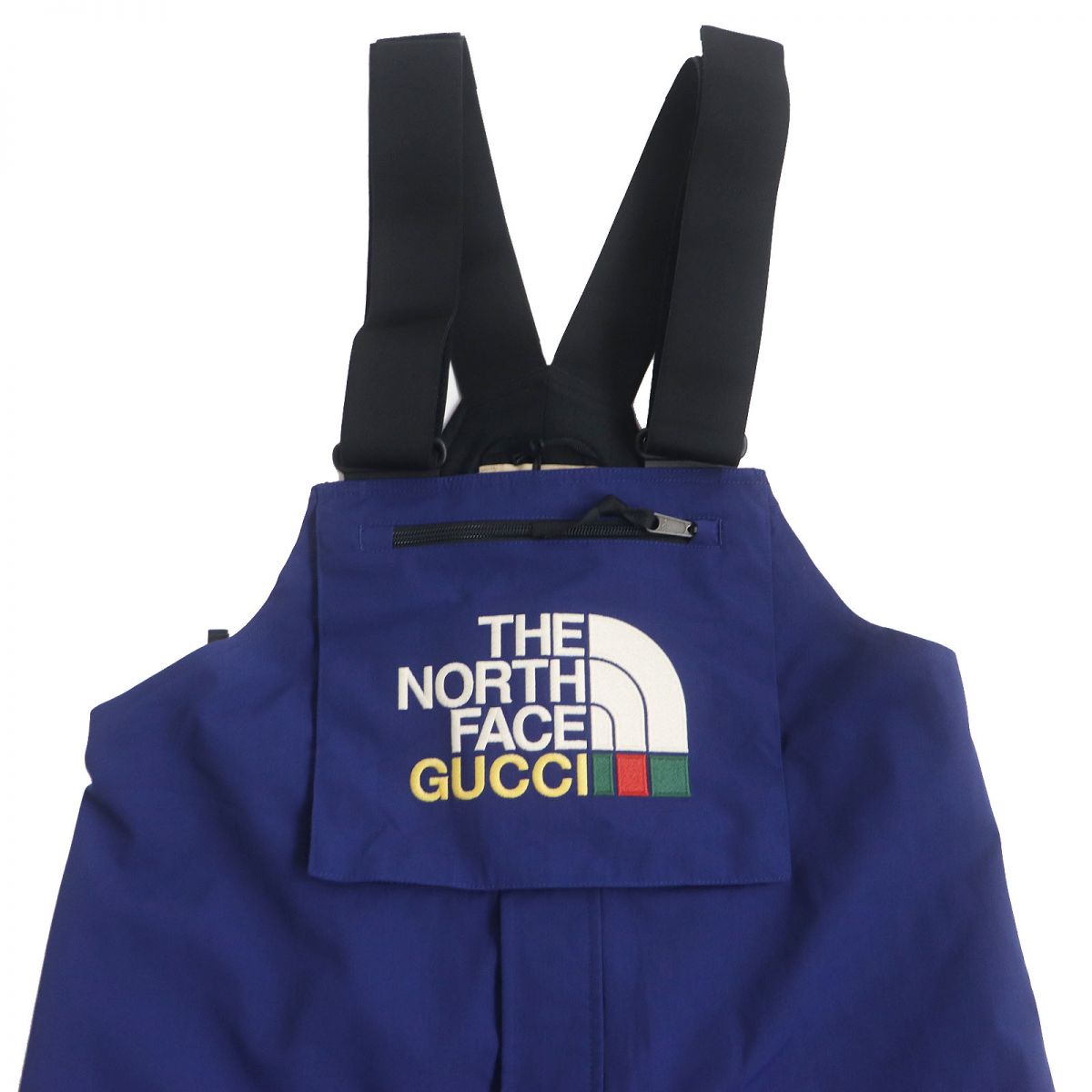 Gucci x The North Face Logo Embroidery Overalls M Blue