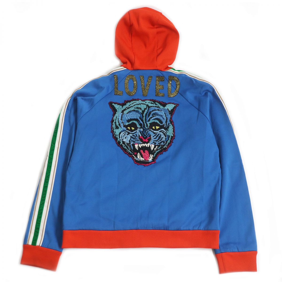 GUCCI Panther Embroidery Hooded Track Jacket XL