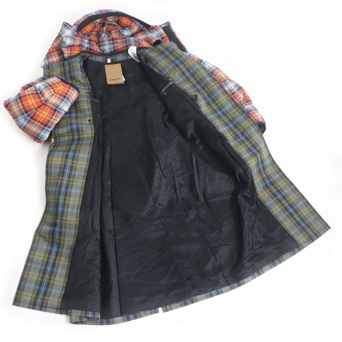 Burberry Check Logo Down Jacket M