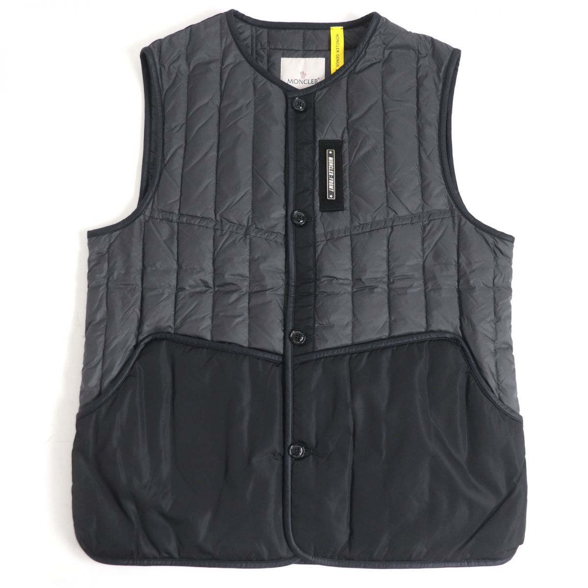 Moncler DALIM Light Down Vest Black Gray