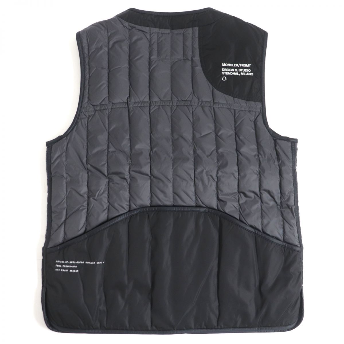 Moncler DALIM Light Down Vest Black Gray