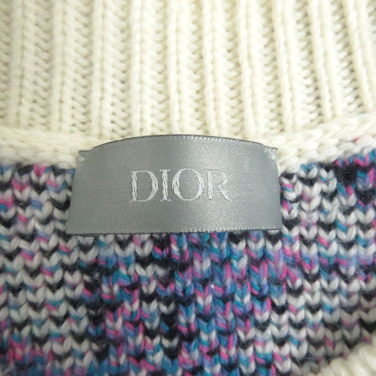 Dior Oblique Wool Cashmere Jacquard Knit Sweater M