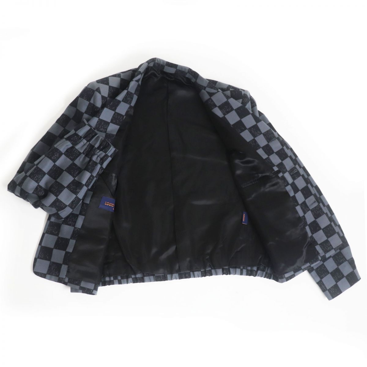 Louis Vuitton Voxy Damier Logo Jacket Gray/Black 46