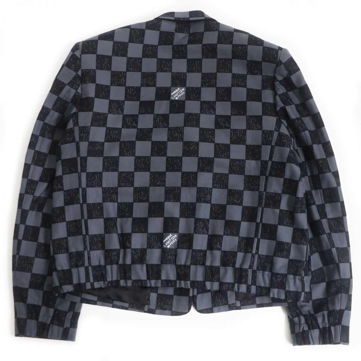 Louis Vuitton Voxy Damier Logo Jacket Gray/Black 46