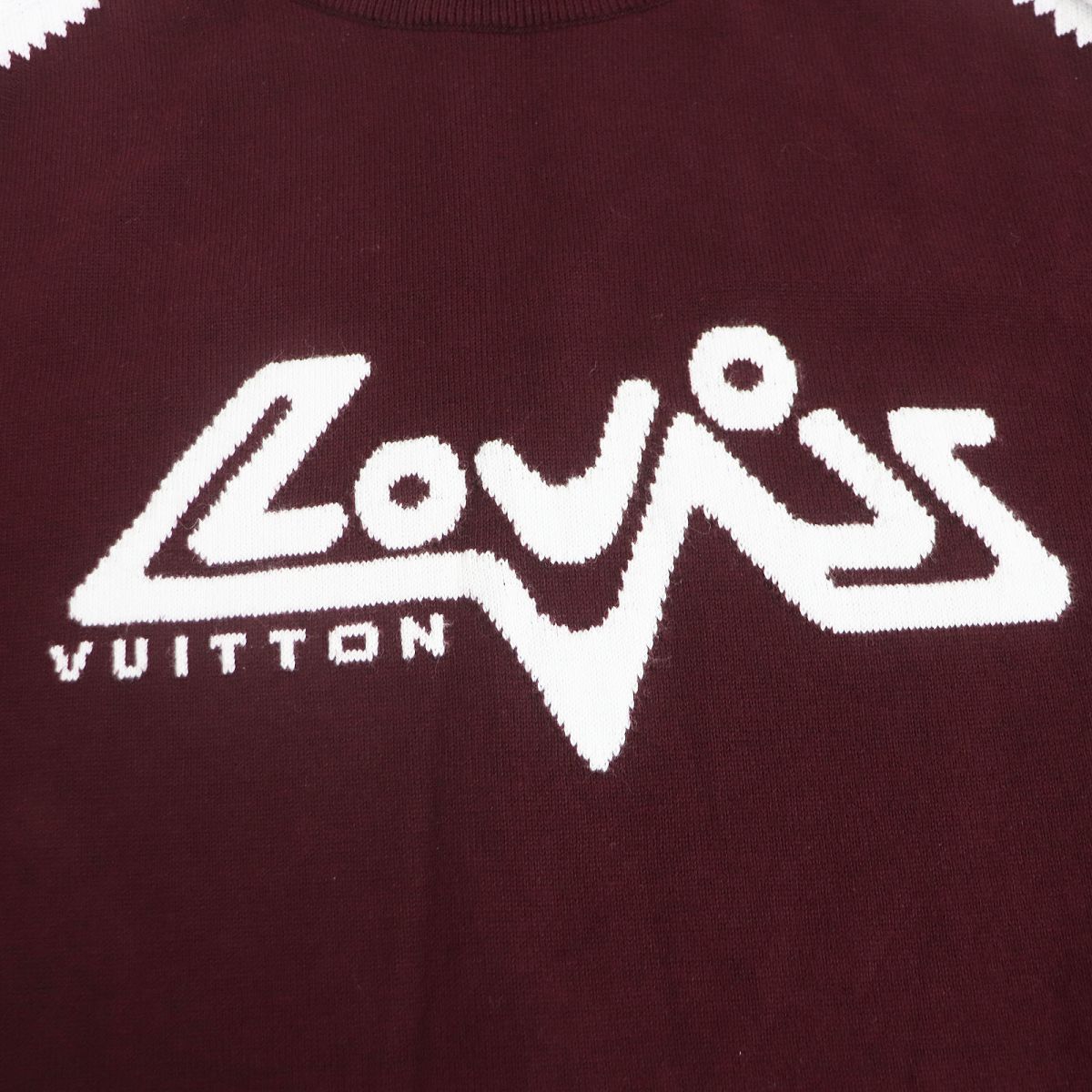 Louis Vuitton Cotton Intarsia Crew Neck Knit XL