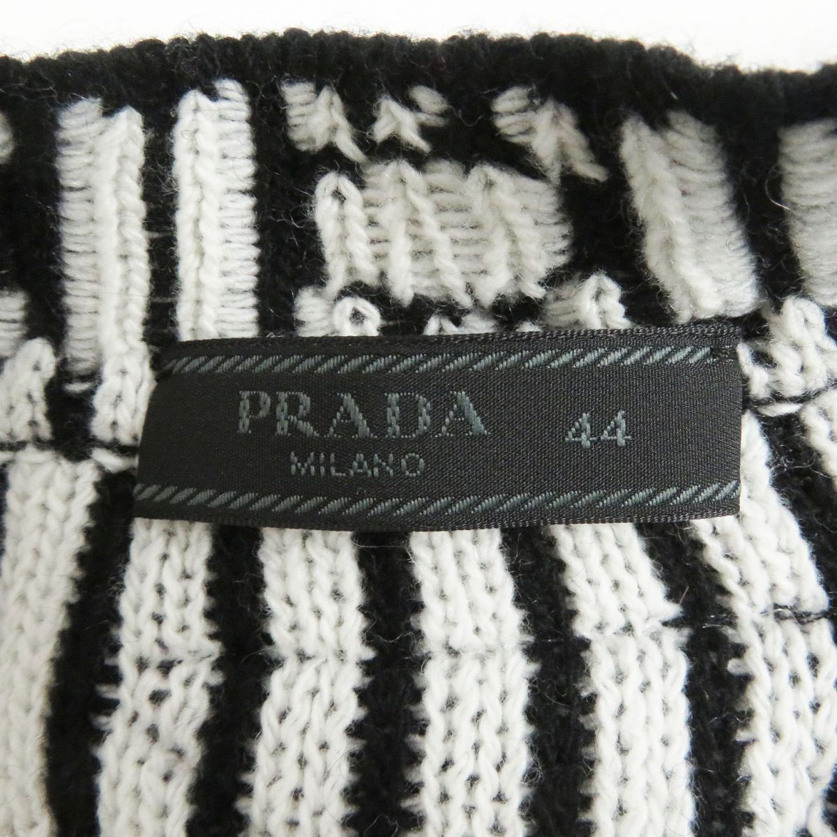 Prada Wool Cashmere Knit Cardigan Sweater