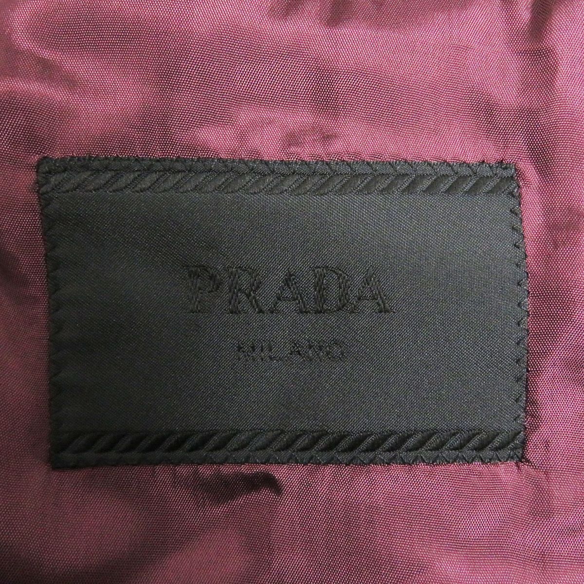 Prada Men's Black Blazer 48R