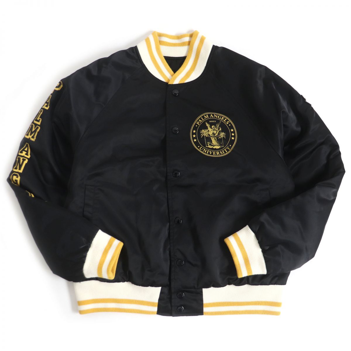 Moncler Genius 8 Palm Angels Varsity Jacket Black