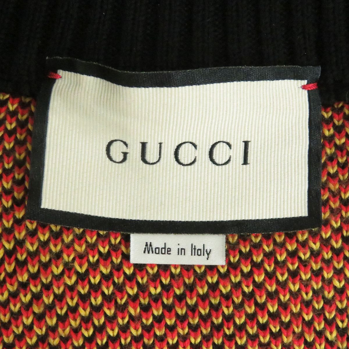 Gucci GG Pattern Jacquard Knit Blouson Jacket S