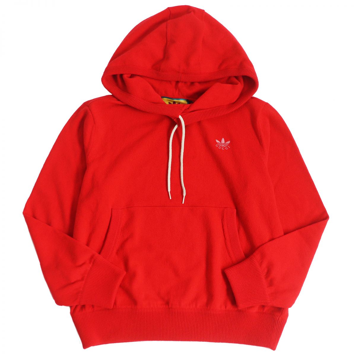 Gucci x Adidas Wool Pullover Knit Hoodie Red S