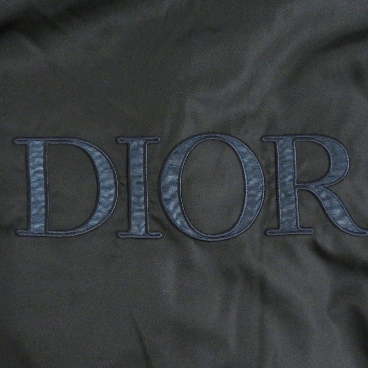 Dior Nylon Hooded Coat Black 46 Italy