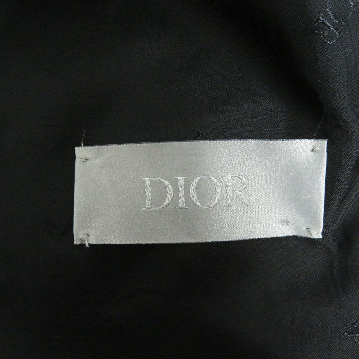 Dior Nylon Hooded Coat Black 46 Italy