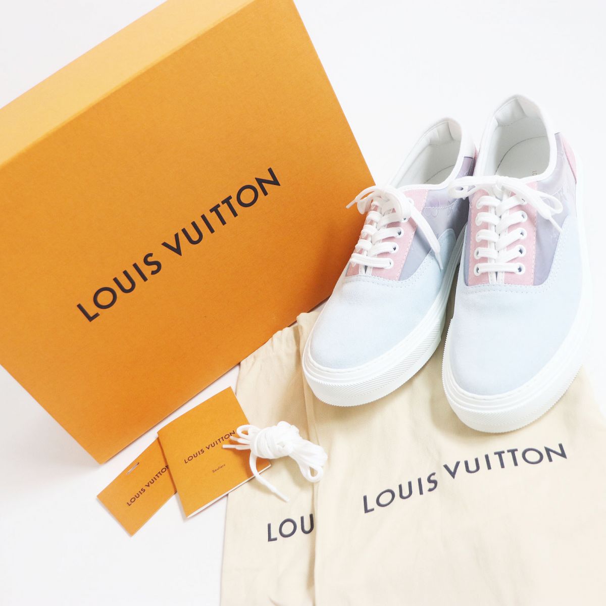 Louis Vuitton Trocadero Richelieu Suede Sneakers 9.5