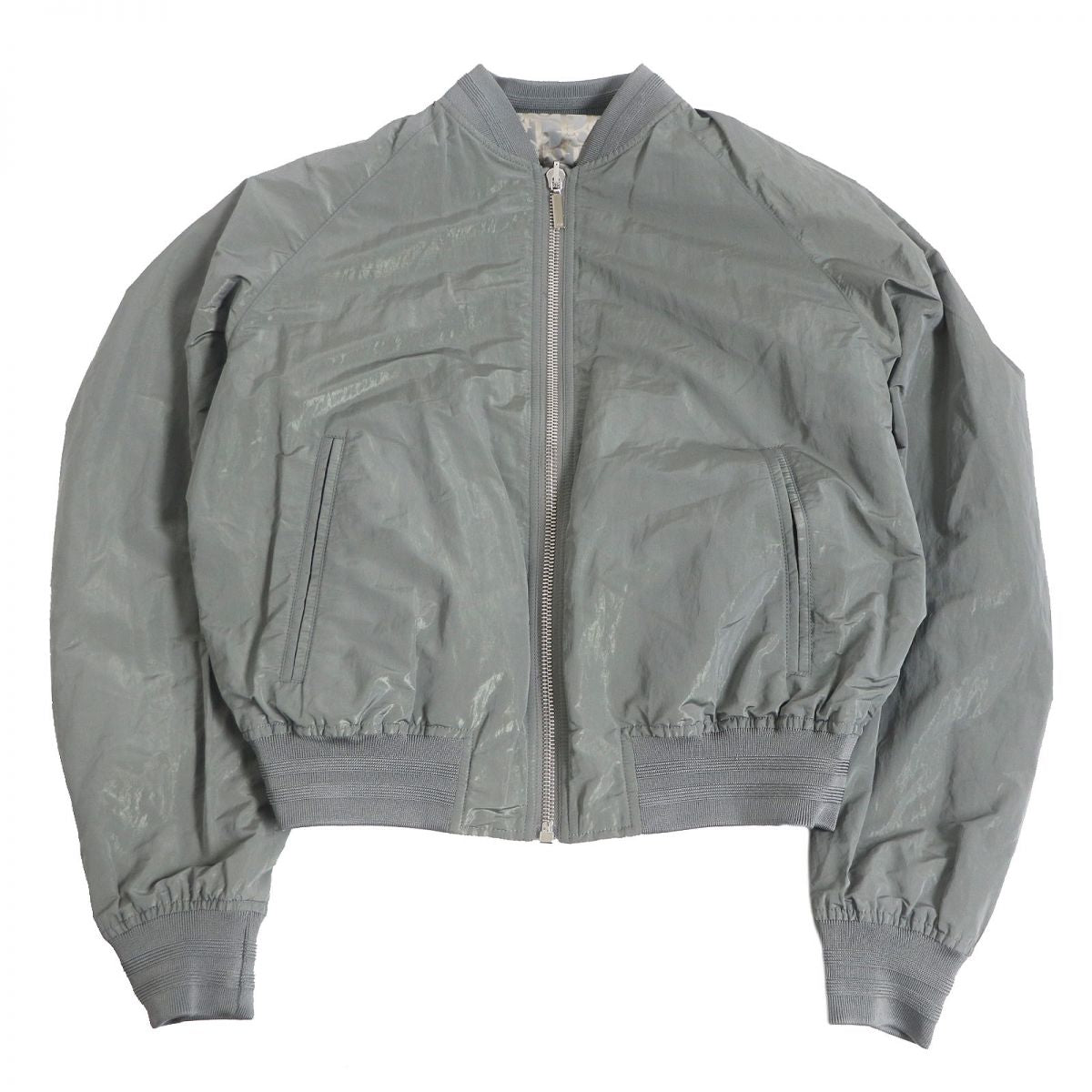 Dior Oblique Reversible Bomber Jacket Gray 48