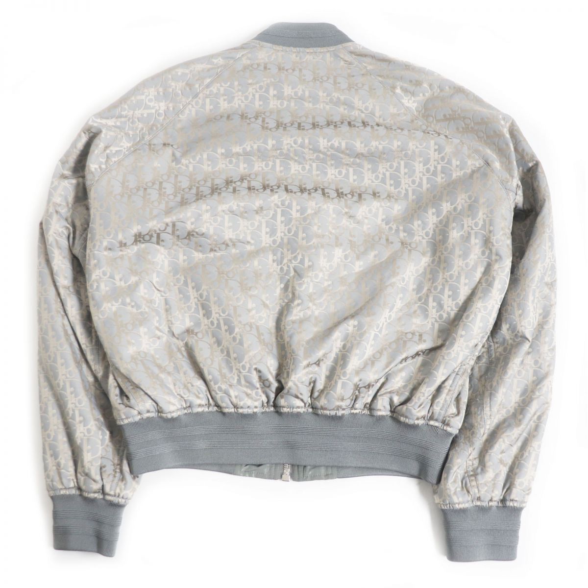 Dior Oblique Reversible Bomber Jacket Gray 48