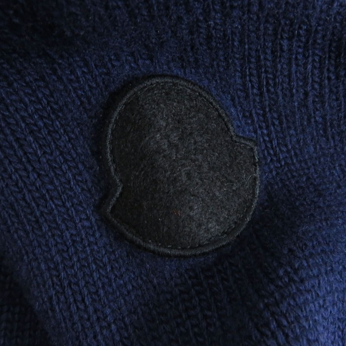 Moncler Wool Crew Neck Sweater Navy M