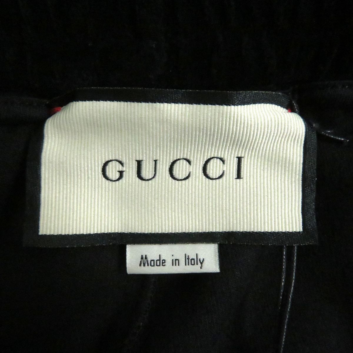 Gucci Velour Shorts Web Line Logo Black S