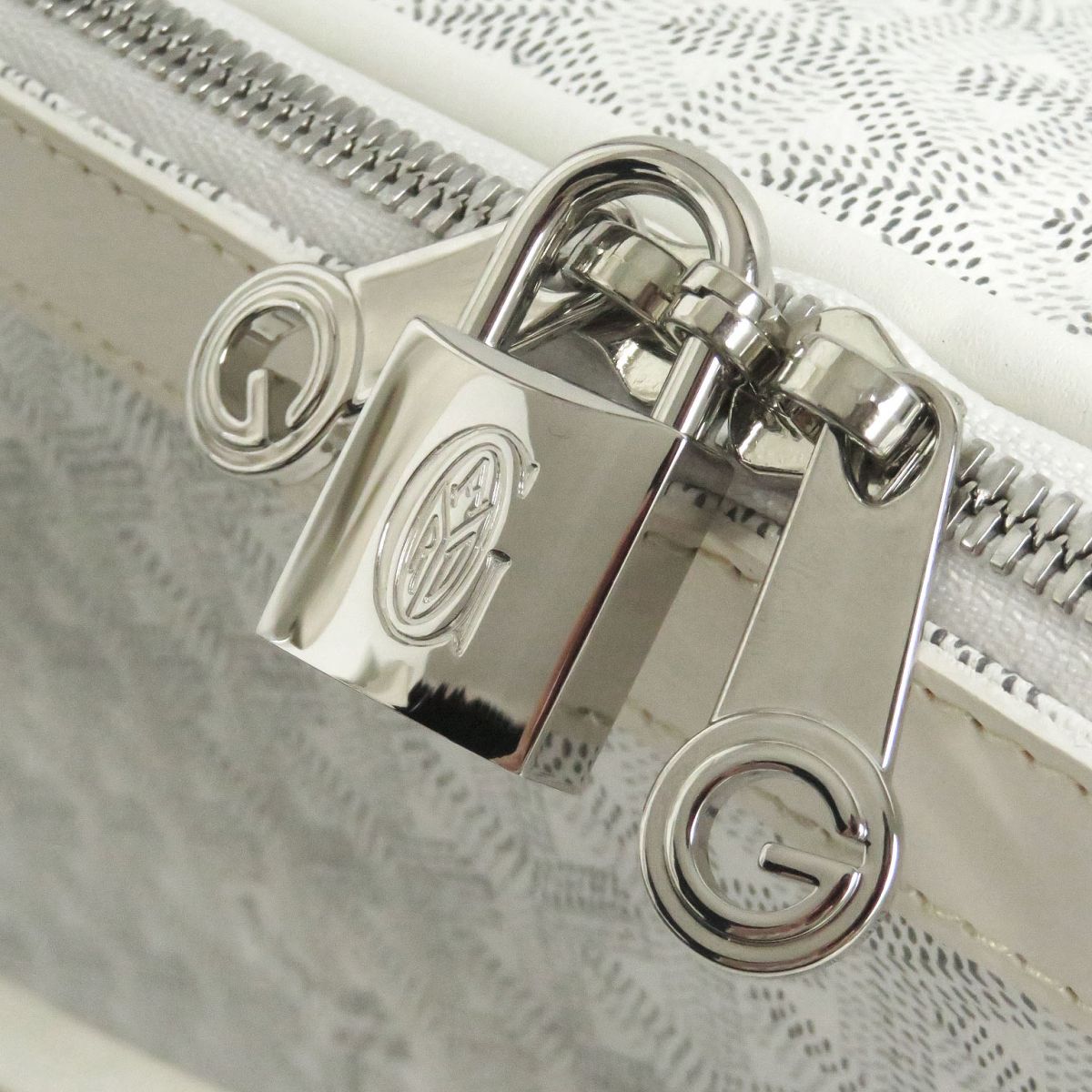 Goyard Leather Trolley Carry Bag Suitcase