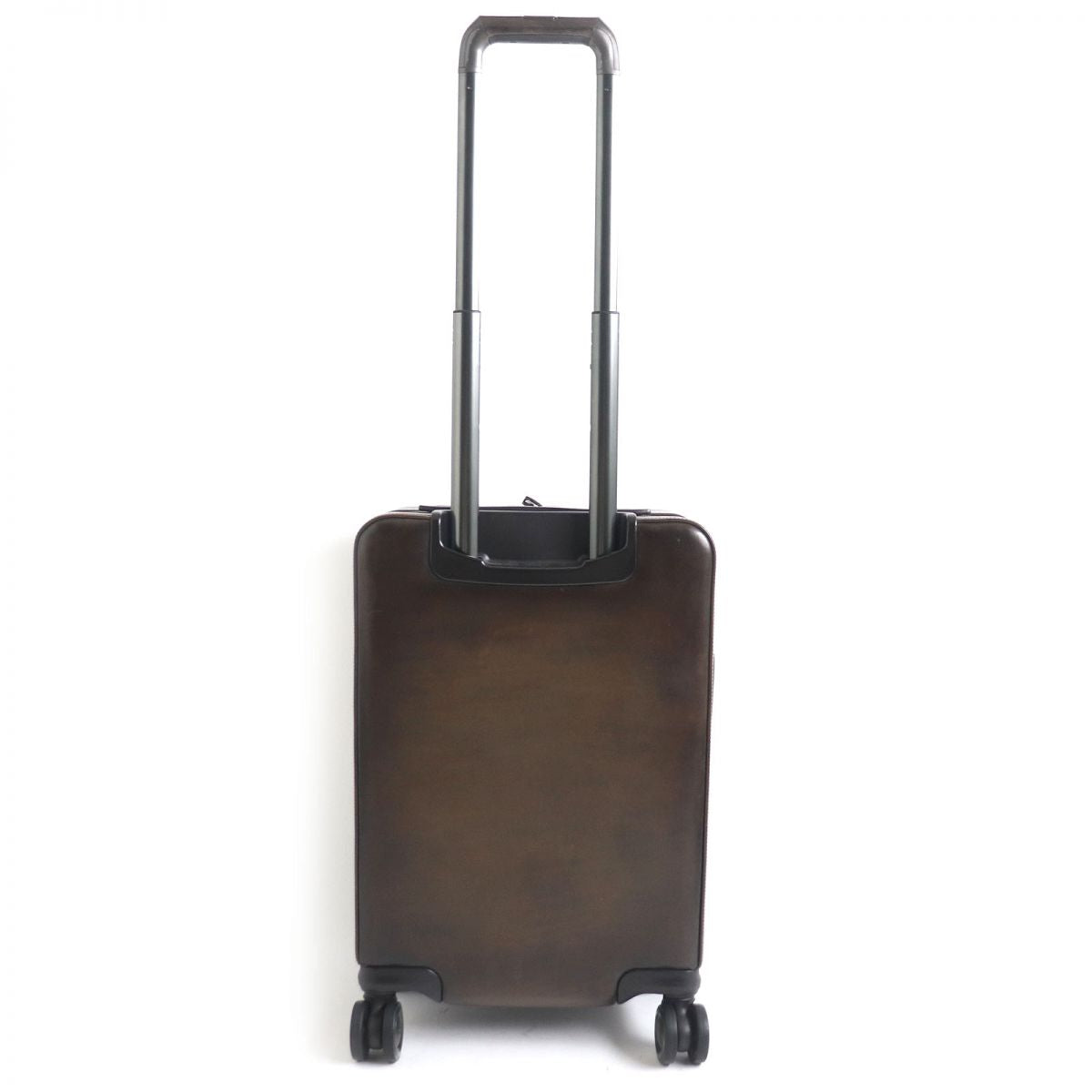 Berluti Venezia Leather Rolling Suitcase