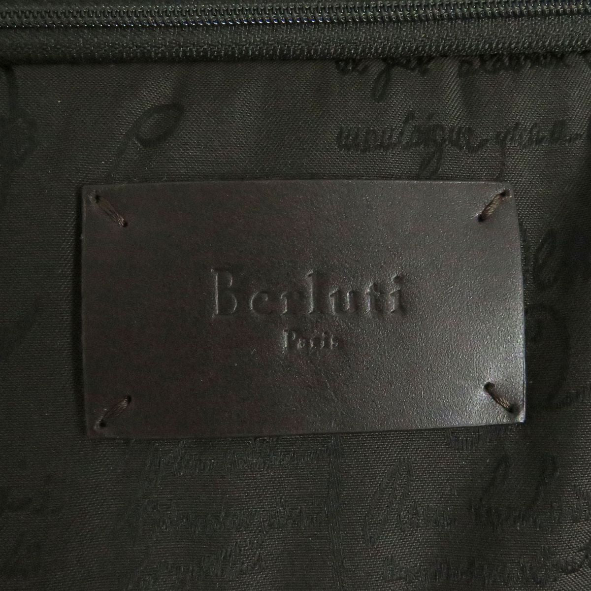 Berluti Venezia Leather Rolling Suitcase