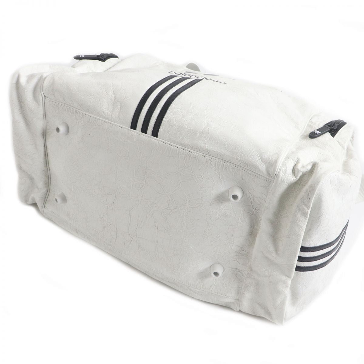 Balenciaga Adidas Lambskin Gym Bag White