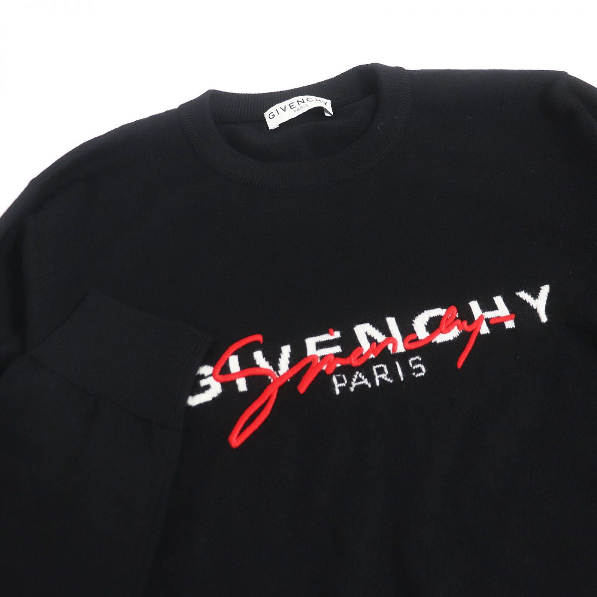 Givenchy Wool XL Logo Embroidered Sweater