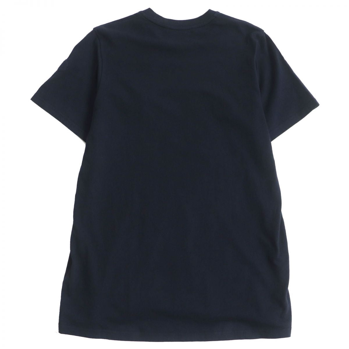 Moncler Genius Logo Embroidery Cotton T-Shirt Navy M