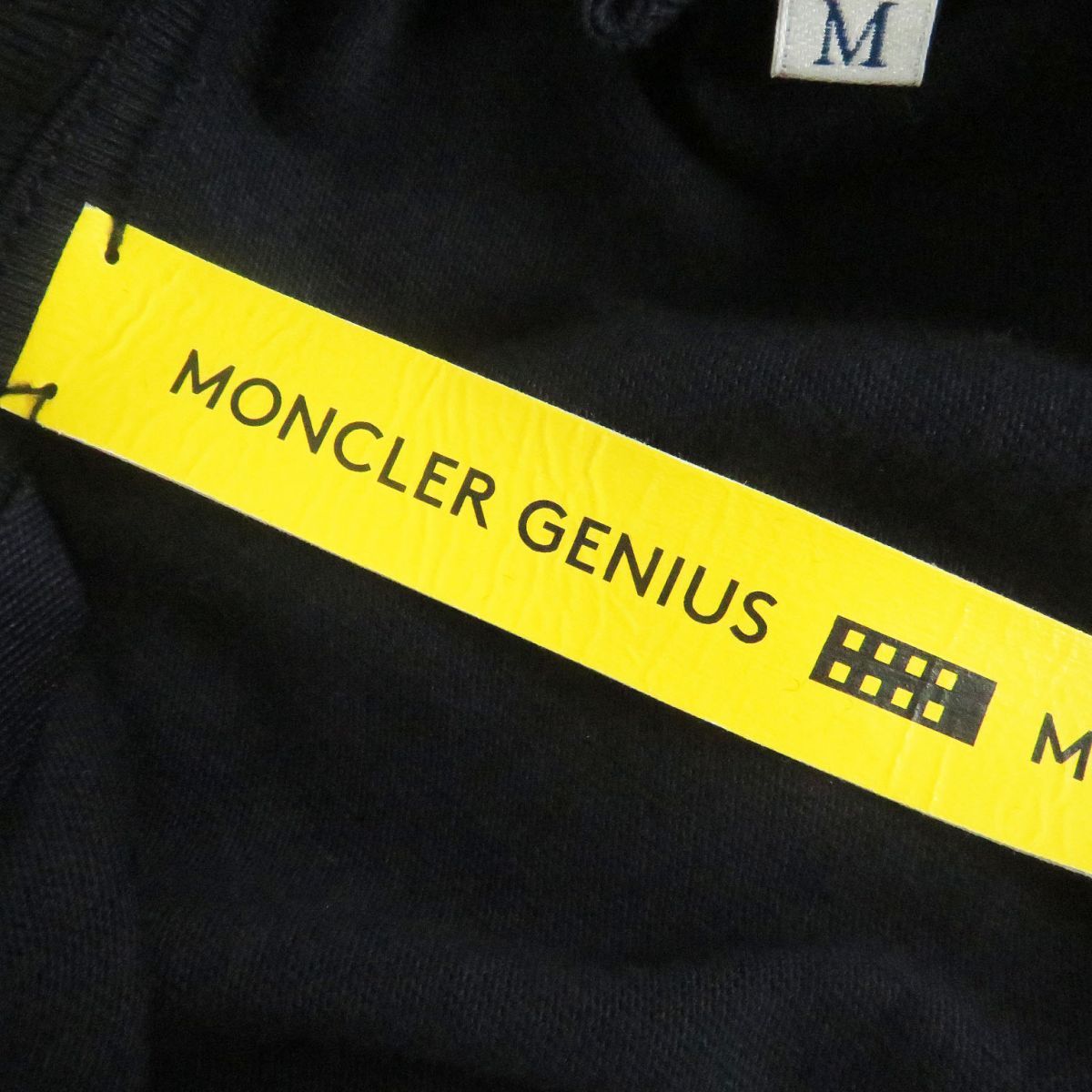 Moncler Genius Logo Embroidery Cotton T-Shirt Navy M