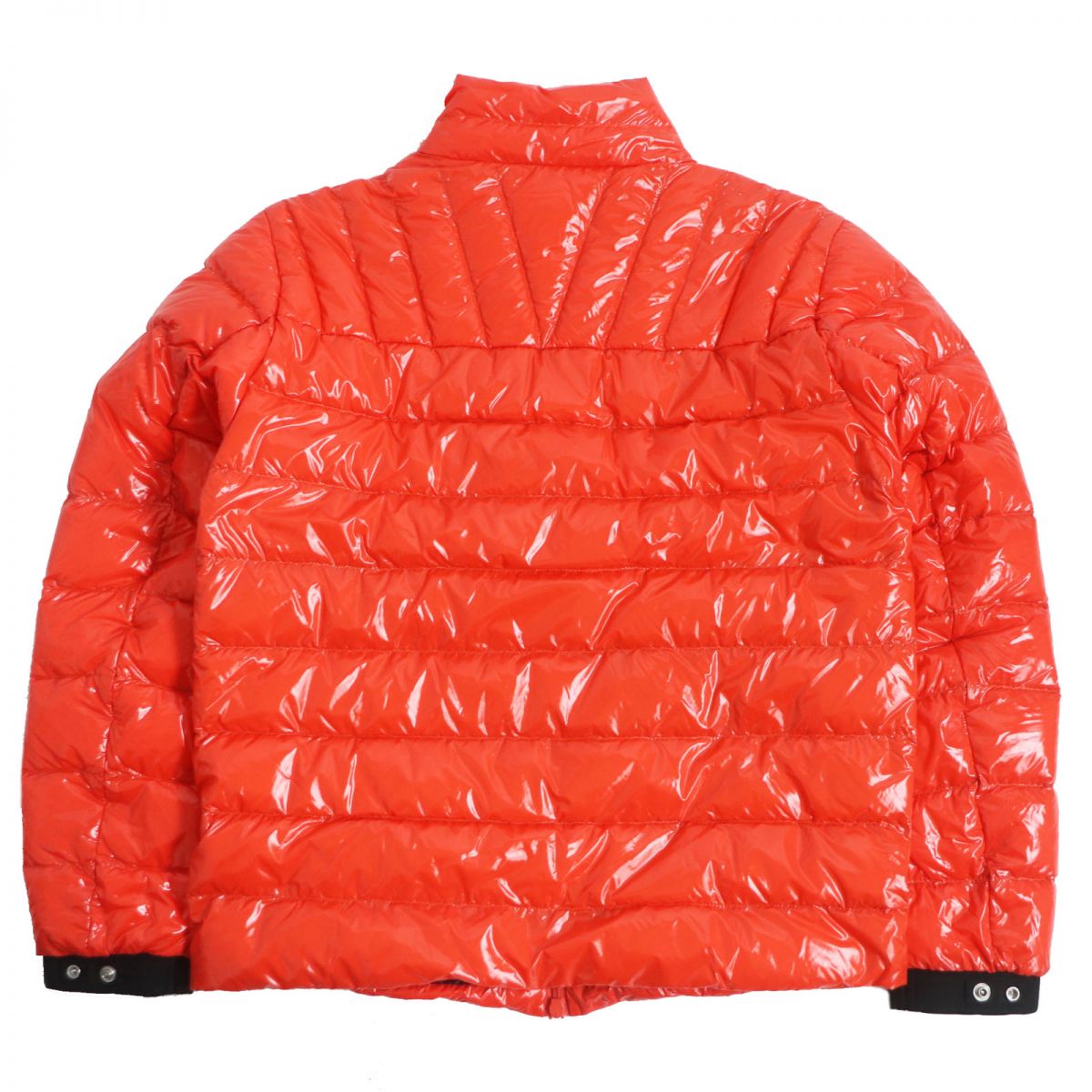 Moncler MAEWO Logo Patch Down Jacket Orange