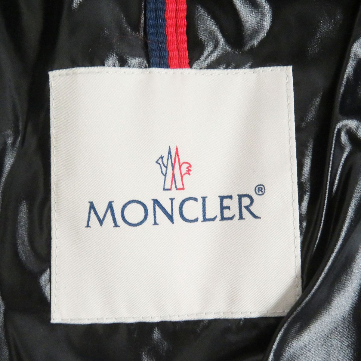 Moncler MAEWO Logo Patch Down Jacket Orange