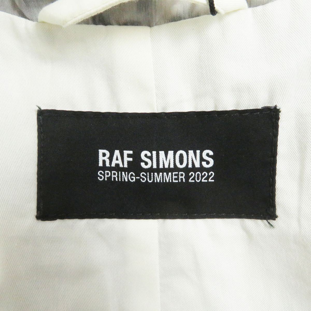 Raf Simons Logo Button Relaxed Fit Raincoat M